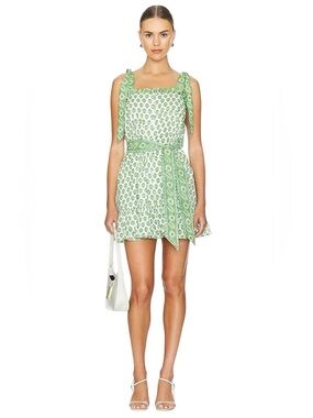 CLEOBELLA Tillie Mini Dress In Kelly Green